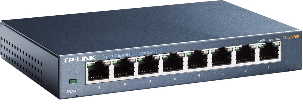 TP-Link 8-Port 10/100/1000Mbps Desktop Switch  - TLSG108 - image 2