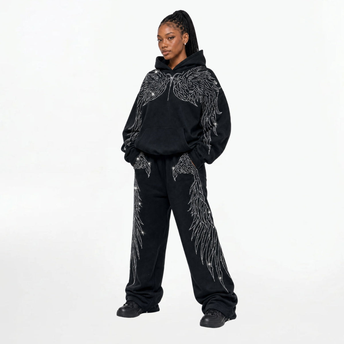 VYBES Angel Wings Hoodie