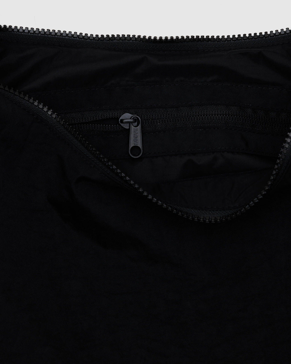 Medium Nylon Crescent Bag - Black - image 3