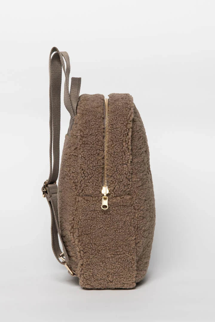 Ecru Mini-Rucksack "Teddy"