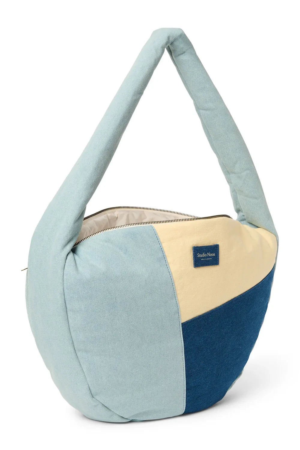 Denim Patchwork Cross Body Bag