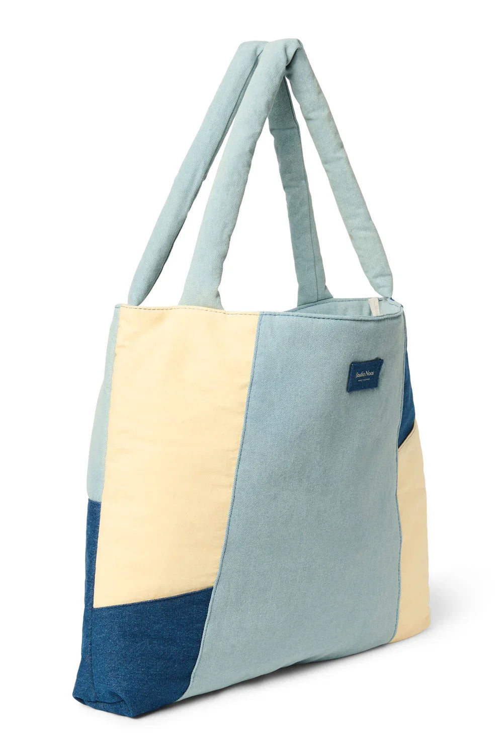 Denim-Patchwork-Muttertasche