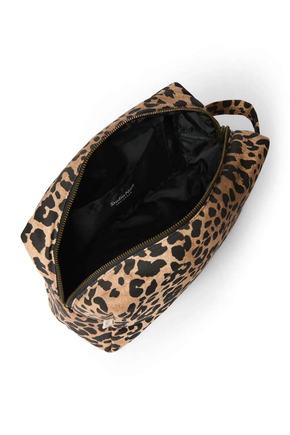 Grüne Leopard-Baumwoll-Kulturtasche