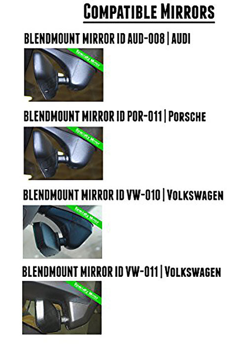 BlendMount Specialty Series Aluminum Dashcam Mirror Mount - BBV-2032 - image 3