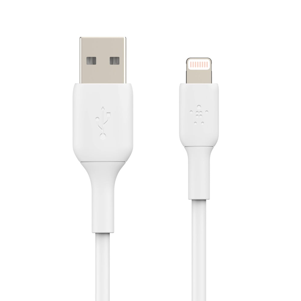 Belkin BOOST CHARGE 6.6 Foot White Lightning To USB-A Cable - CAA001BT2MWH - image 3