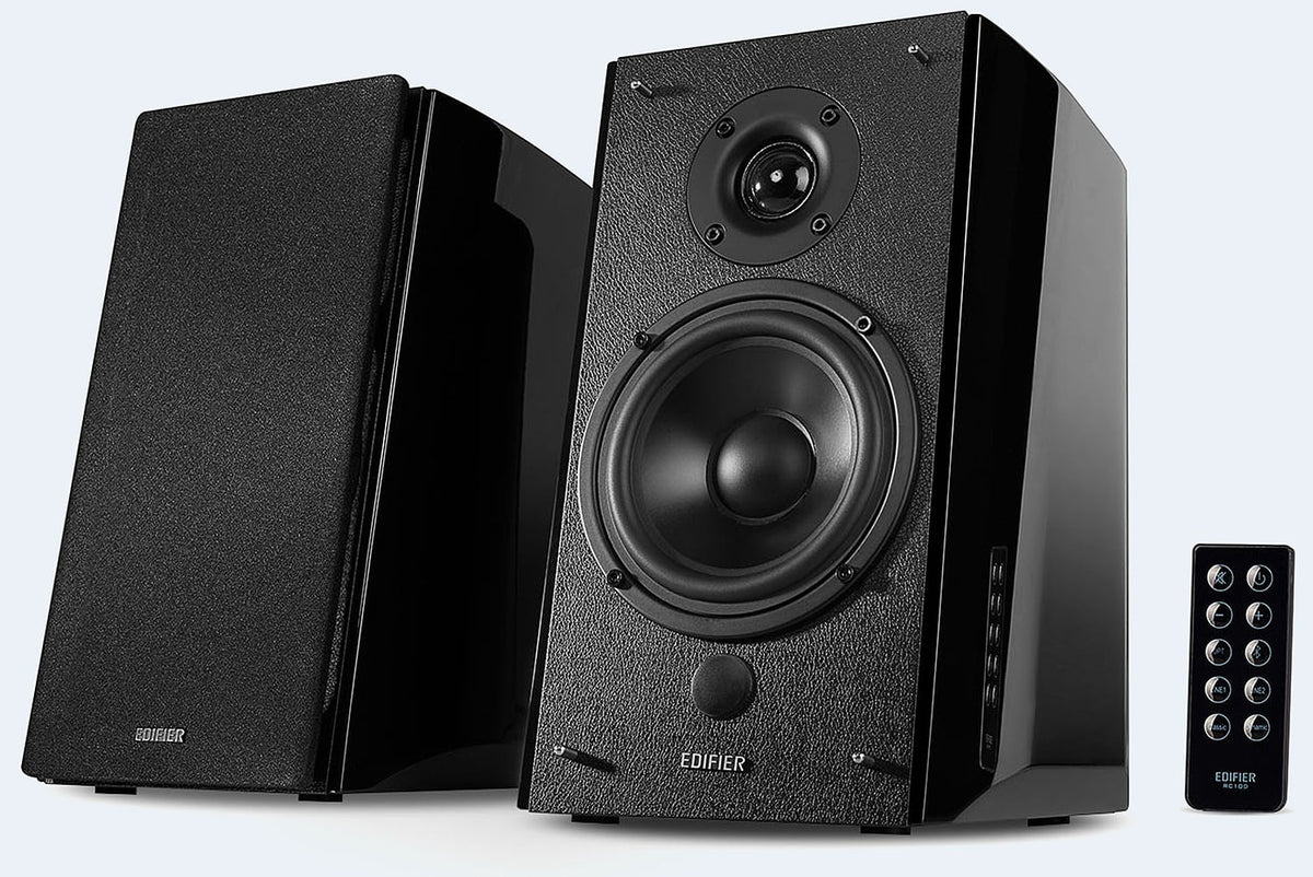 Edifier Black Powered Bluetooth Bookshelf Speakers (Pair) - R2000DB - image 3