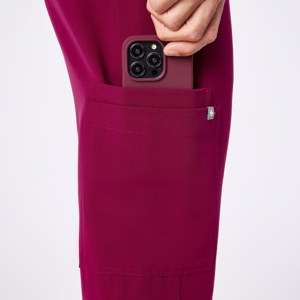 Axim Straight-Leg Scrub Pant™ - Dark Magenta