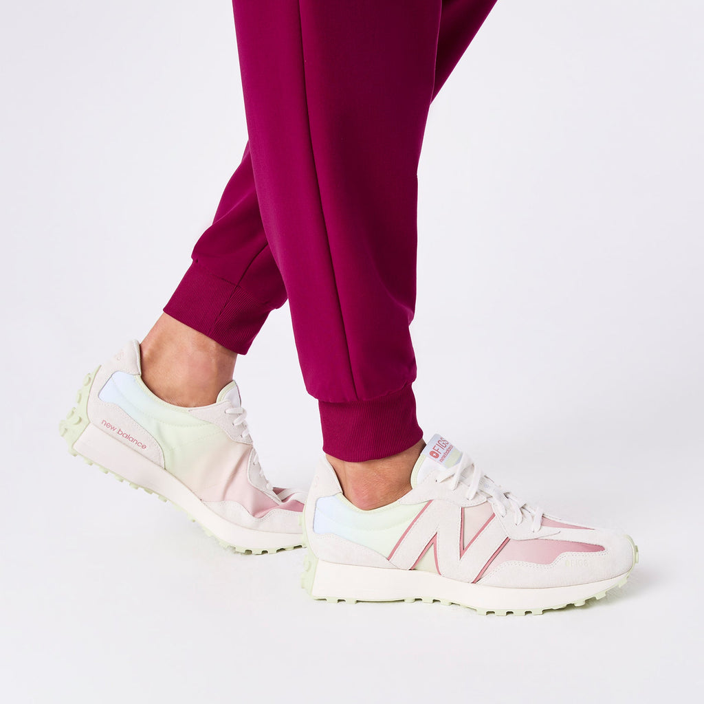 Tansen Jogger Scrub Pant™ - Dark Magenta