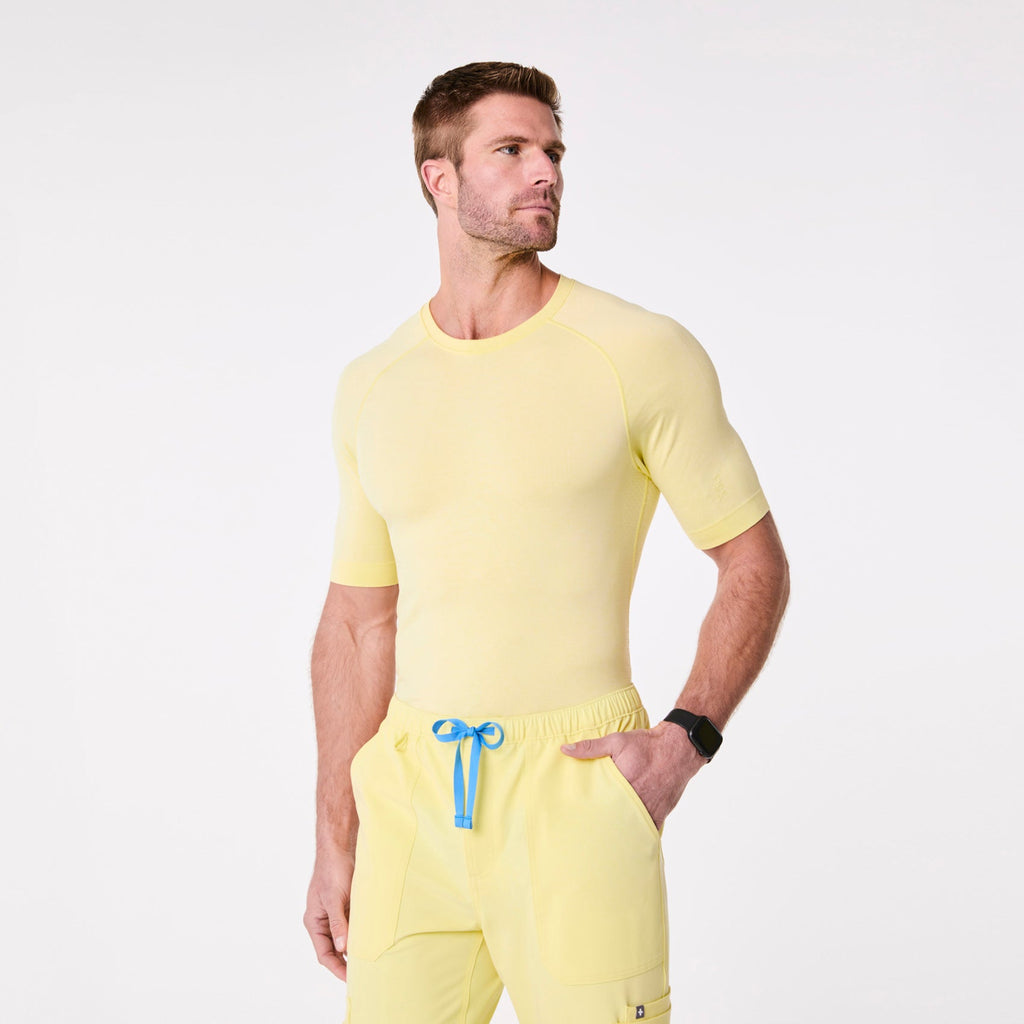 Makato Seamless Short-Sleeve Underscrub - Sunlight