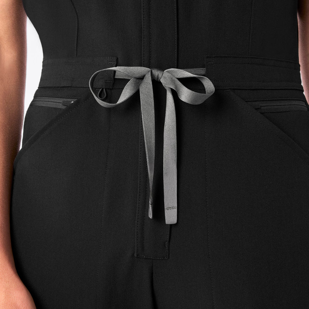 Rafaela Jogger ScrubJumpsuit™ - Black