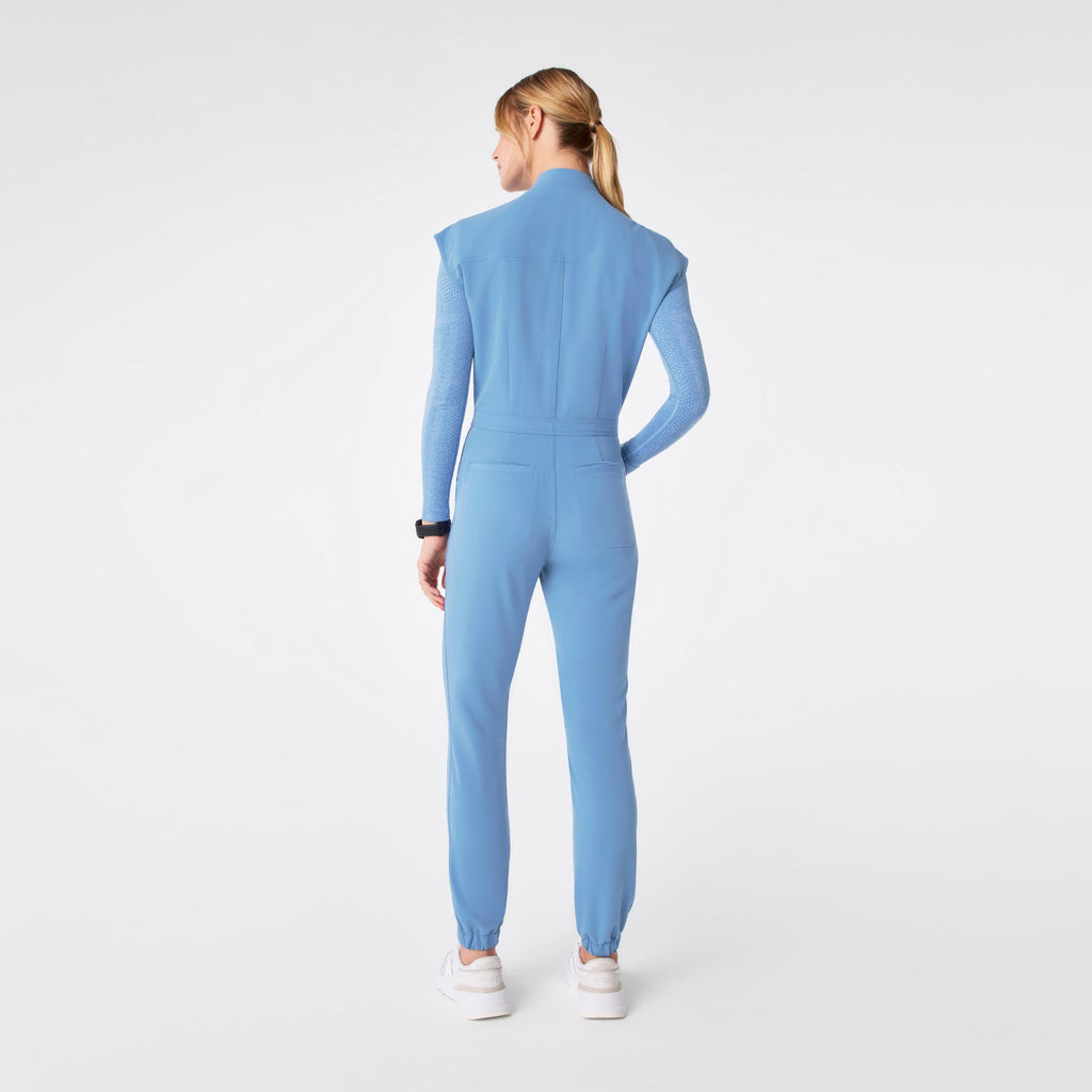 Rafaela Jogger ScrubJumpsuit™ - Ceil Blue