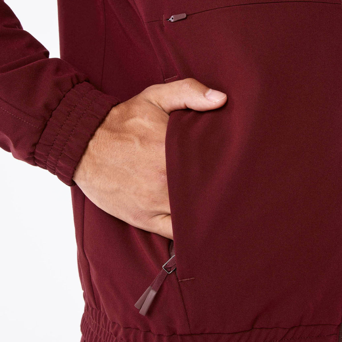 Cobaki Scrub Jacket - Burgundy