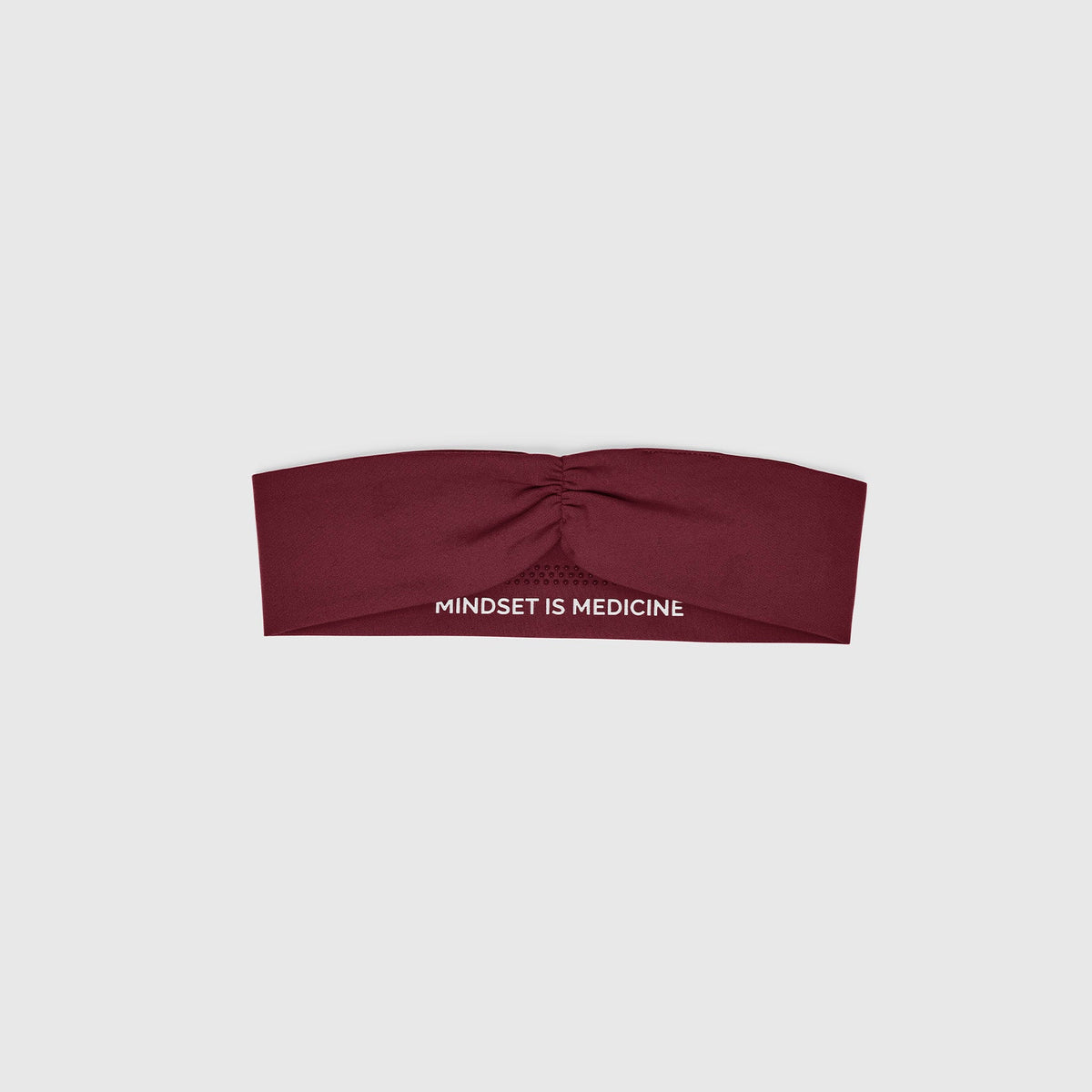 FIGS Cinched Headband - Burgundy