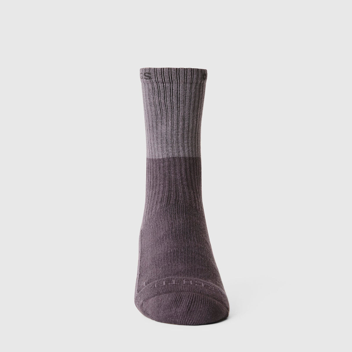 FIGS | ArchTek® Crew Compression Socks 15-20 mmHg - Two Tone/Charcoal