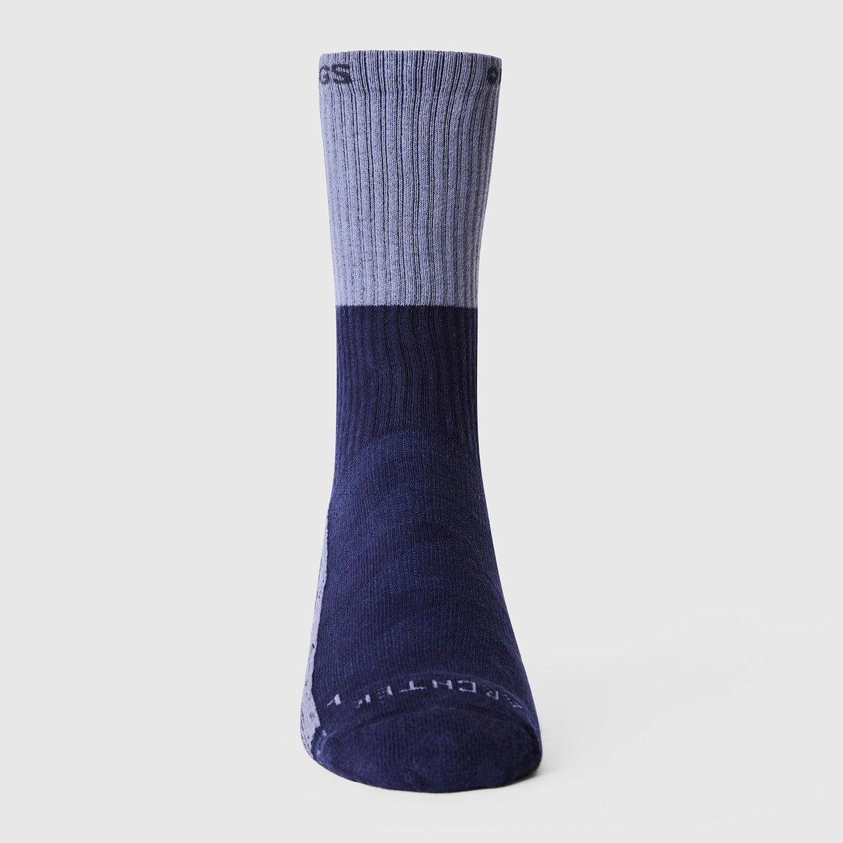 FIGS | ArchTek® Crew Compression Socks 15-20 mmHg - Two Tone/Navy