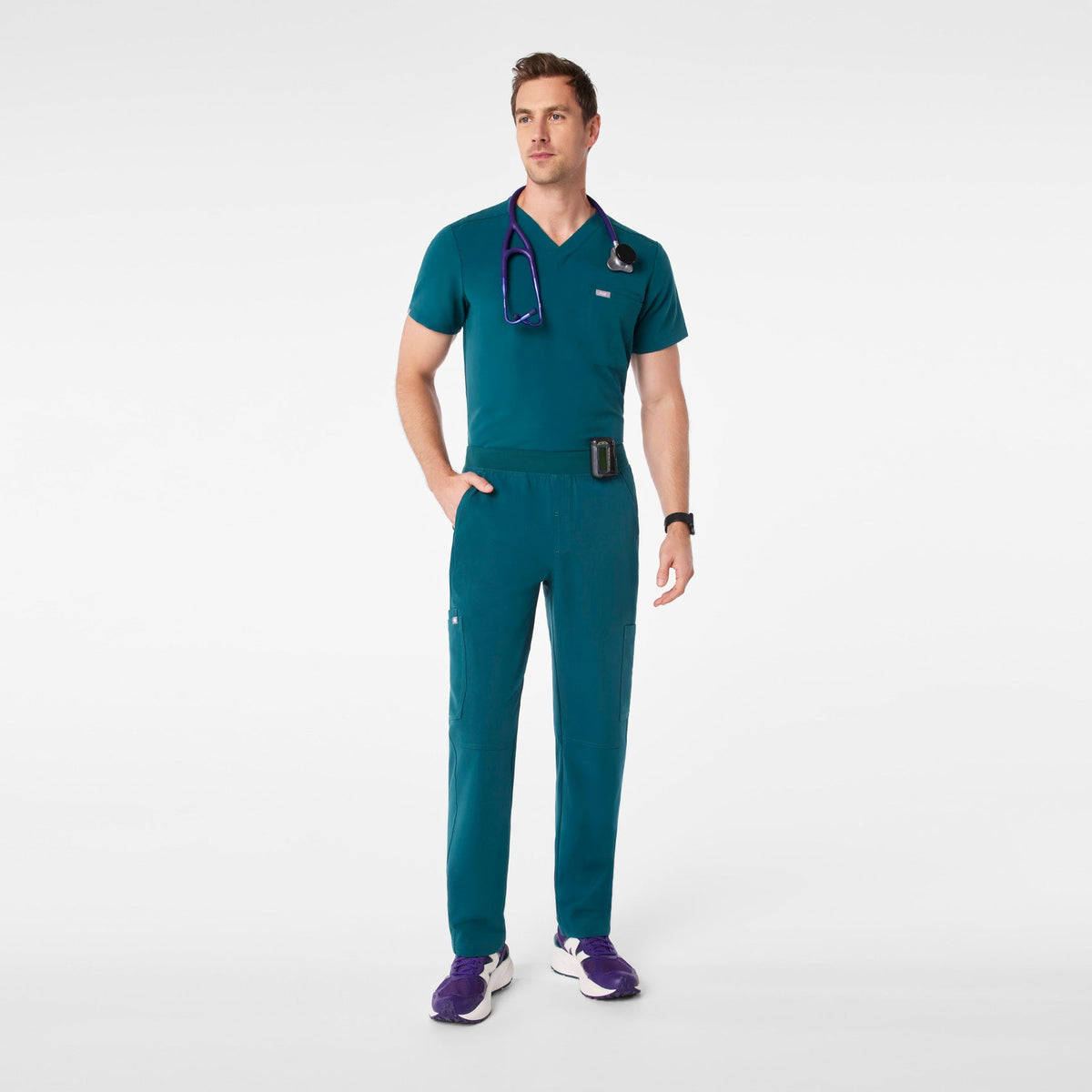 Axim Straight-Leg Scrub Pant™ - Caribbean Blue