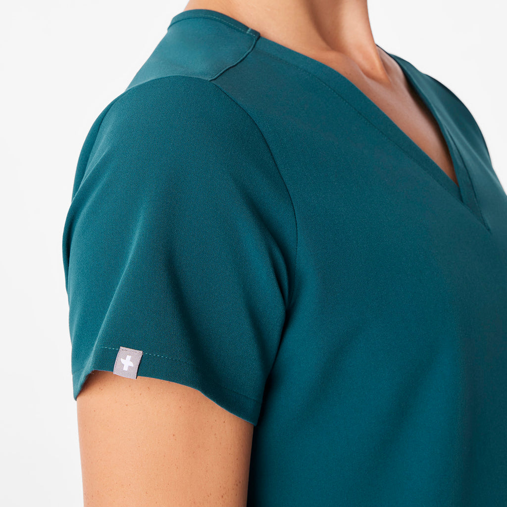 Catarina Scrub Top™ - Caribbean Blue