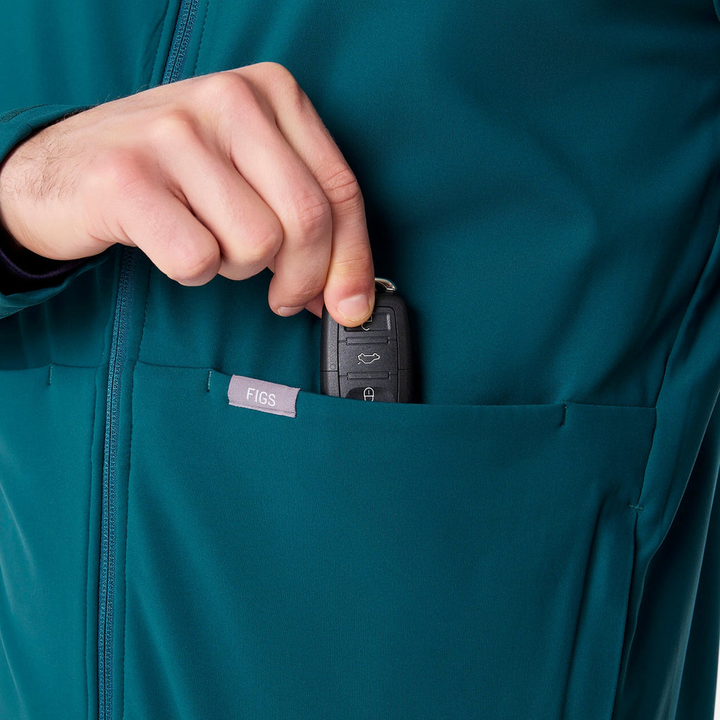 ContourKnit Scrub Jacket™ - Caribbean Blue