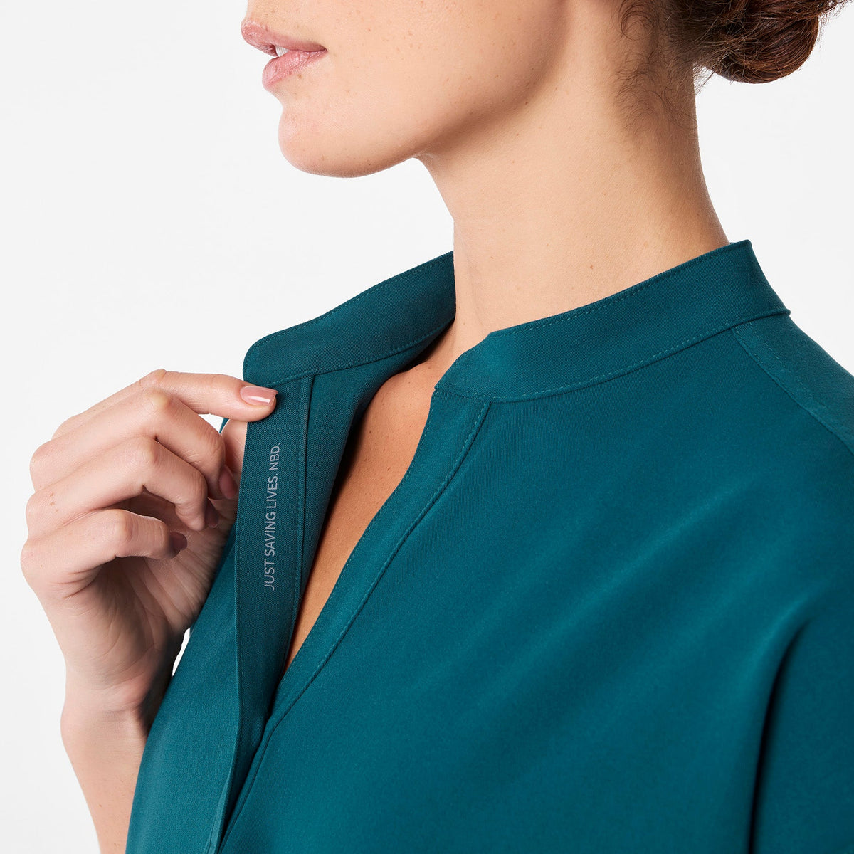 Rafaela Oversized Scrub Top™ - Caribbean Blue