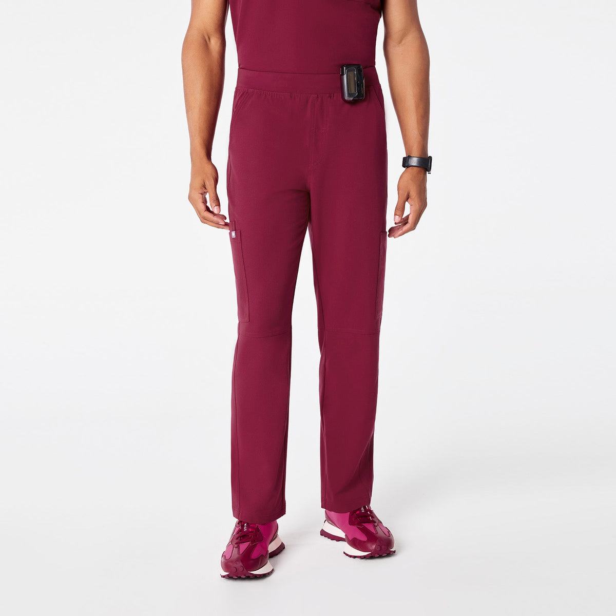 Axim Straight-Leg Scrub Pant™ - Deep Cranberry