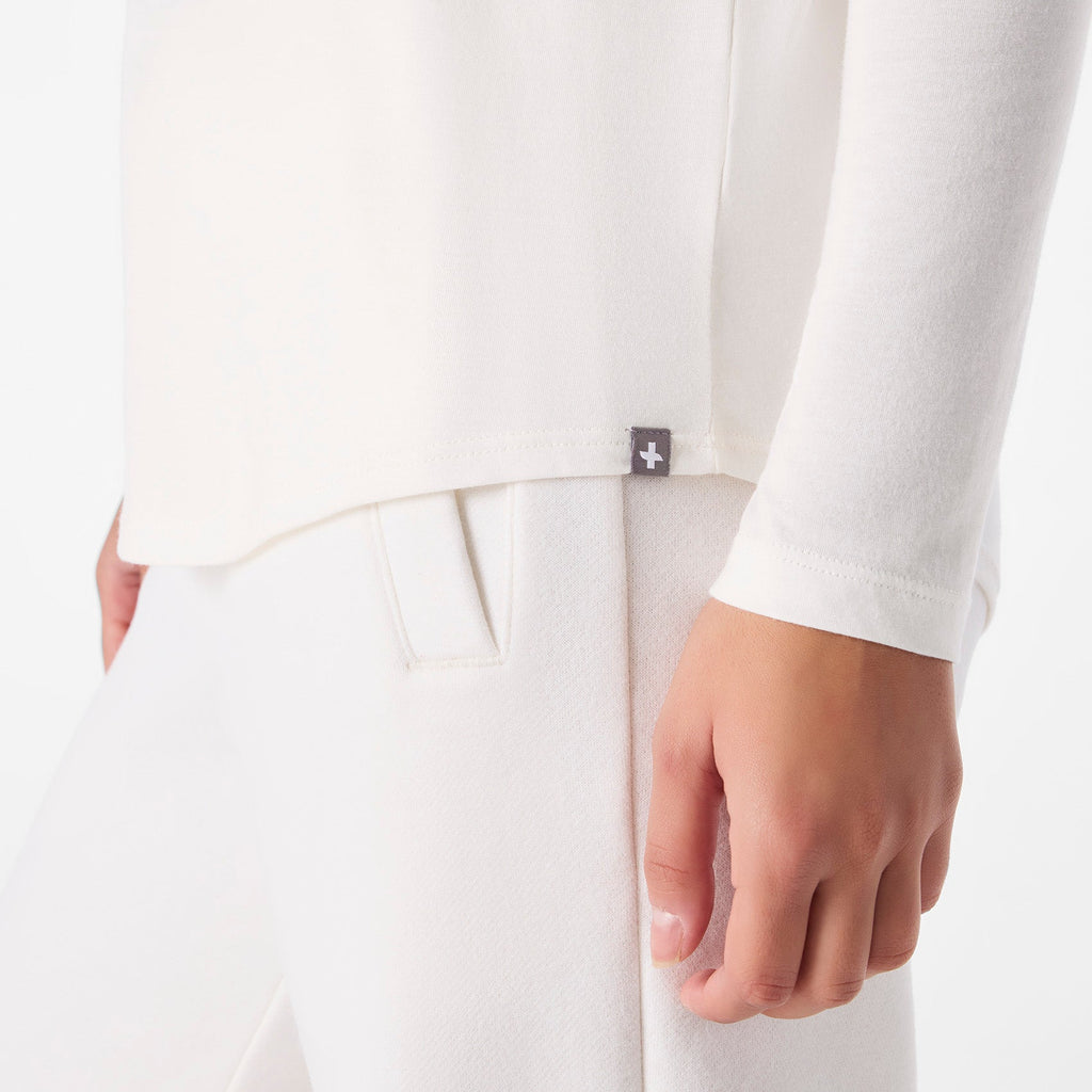Tis The Season Long-Sleeve Underscrub - Off White