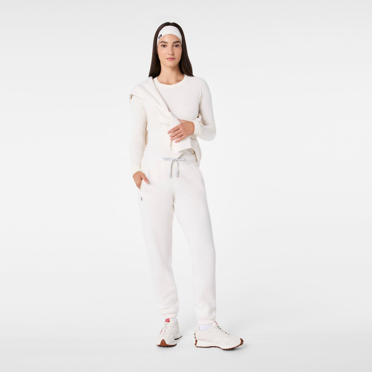 Off-Shift Relaxed Jogger Sweatpants™ - Off White