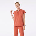 Rafaela Oversized Scrub Top™ - Spiced Cider