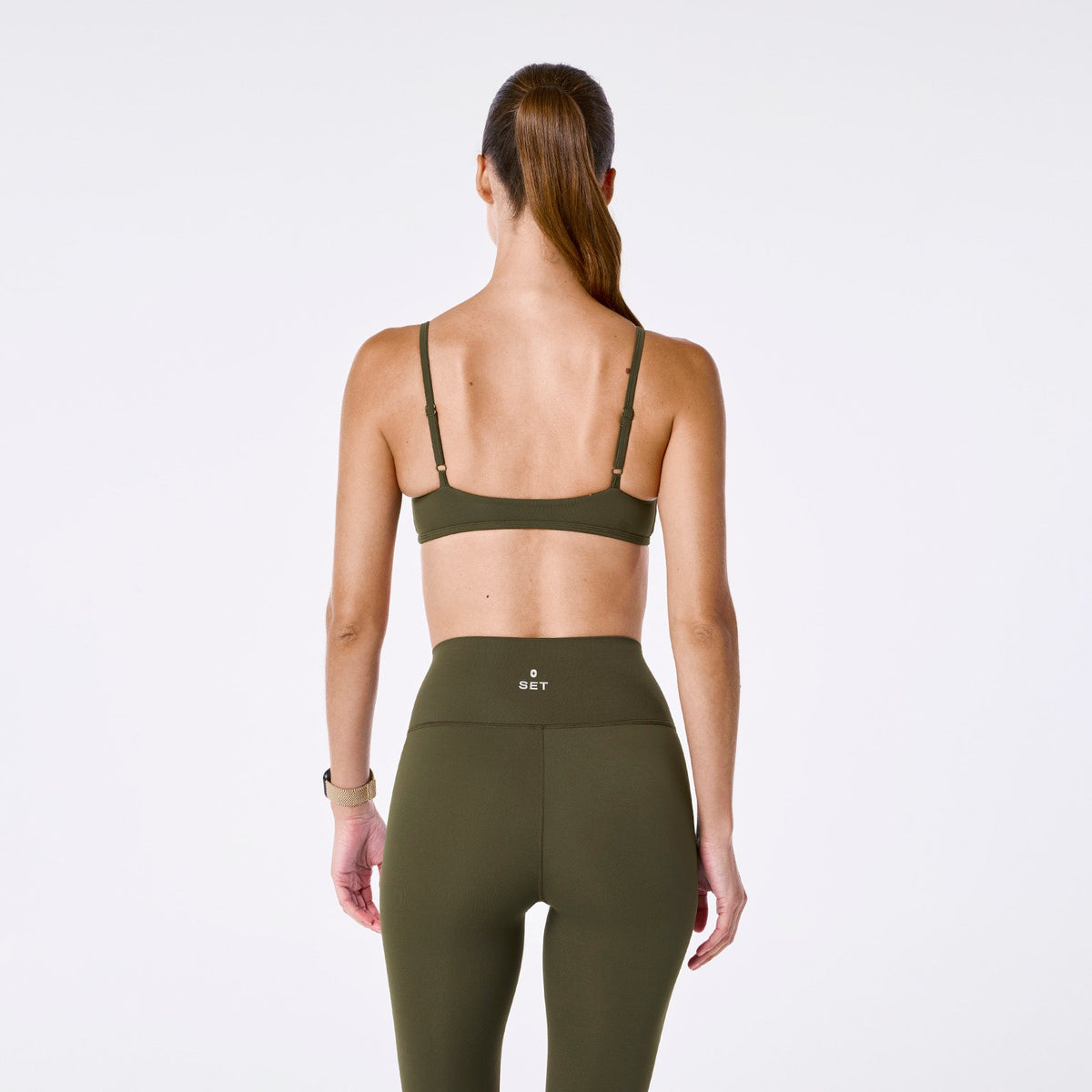 FIGS | SET ACTIVE Breathe Base Bra® - Spruce
