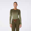 Salta Seamless Long-Sleeve Underscrub - Ombre Spruce