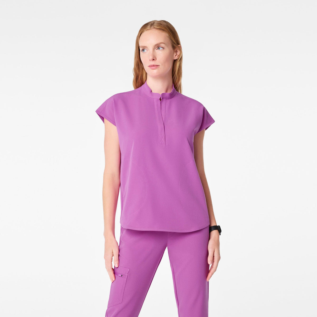 Rafaela Oversized Scrub Top™ - Ultraberry