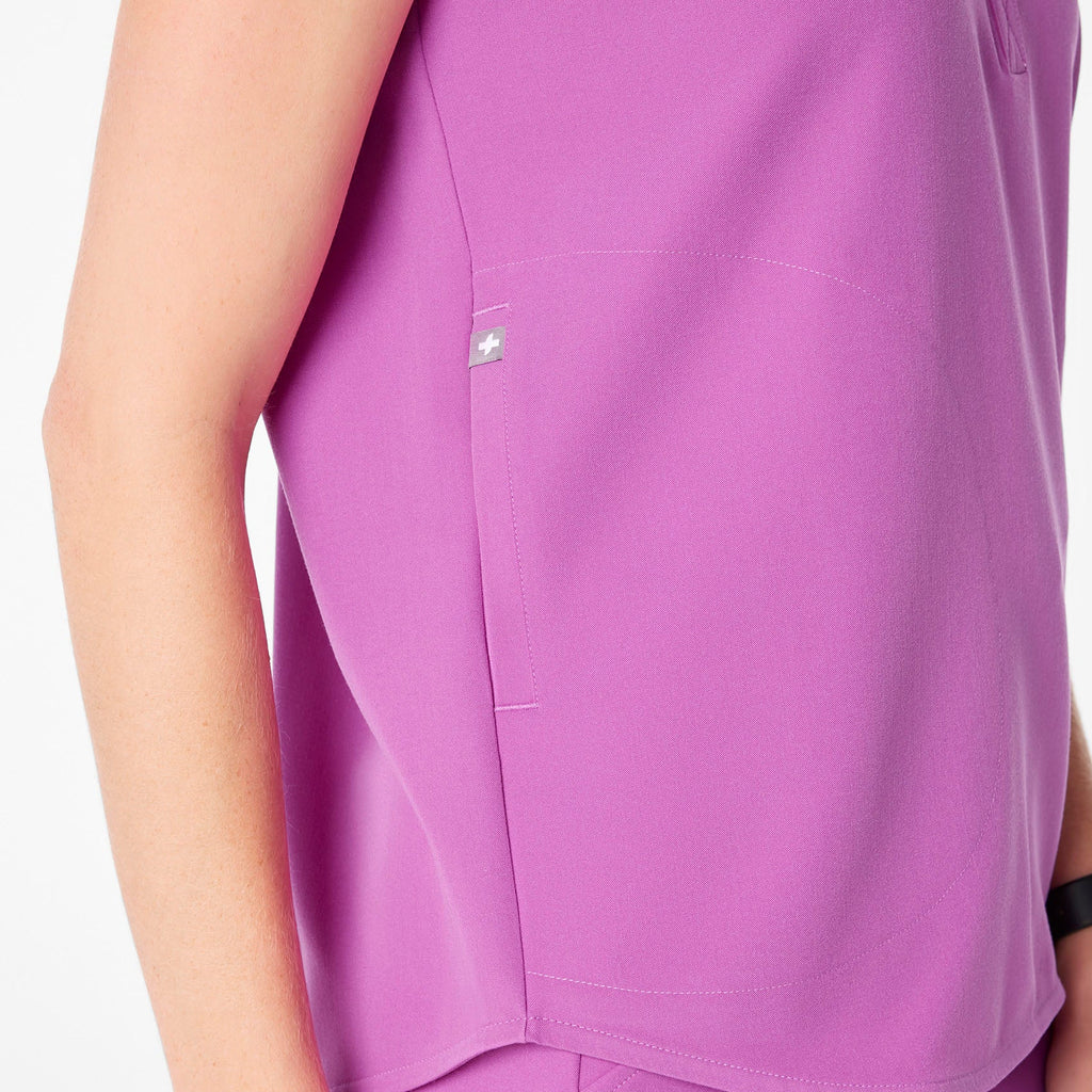 Rafaela Oversized Scrub Top™ - Ultraberry