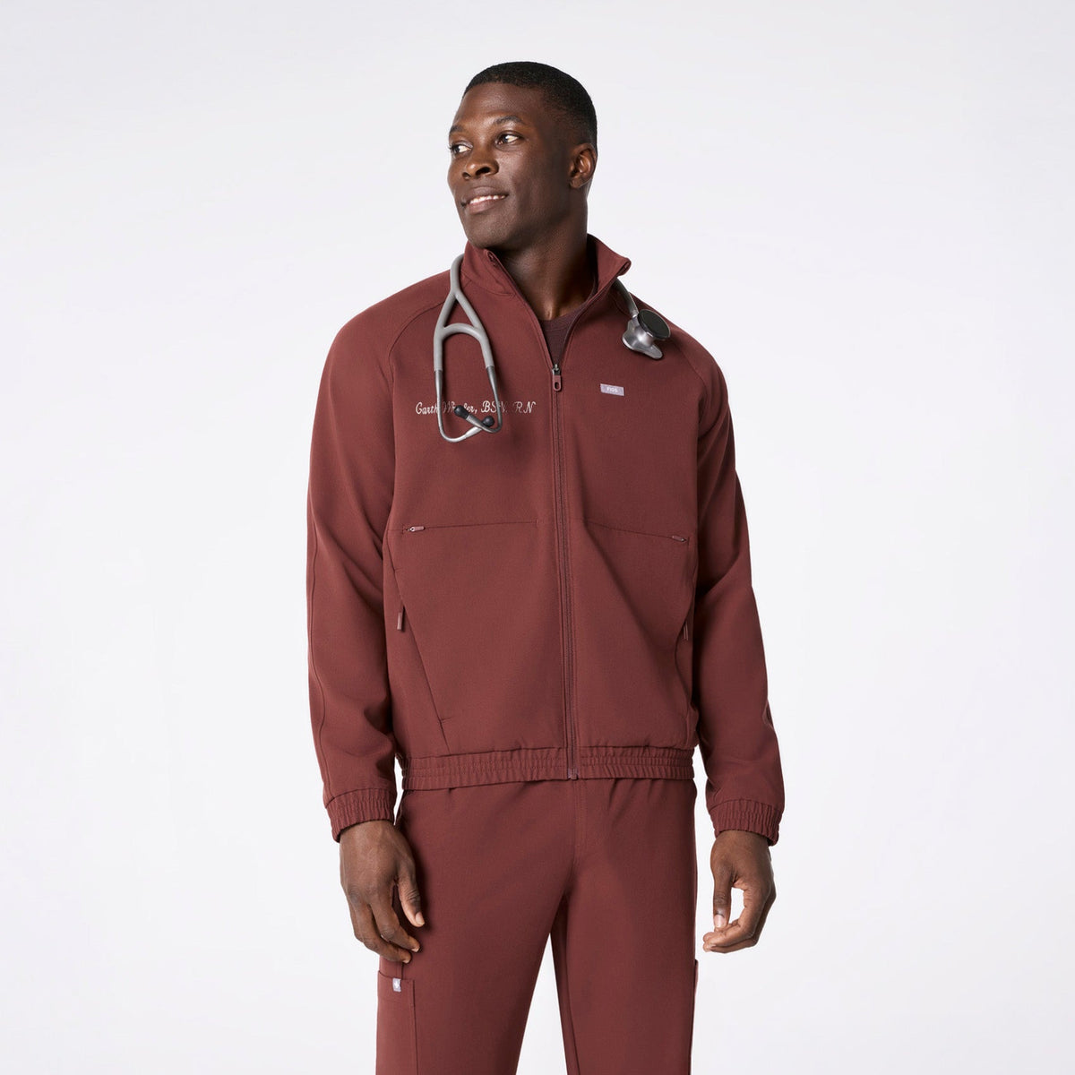 Cobaki Scrub Jacket - Walnut