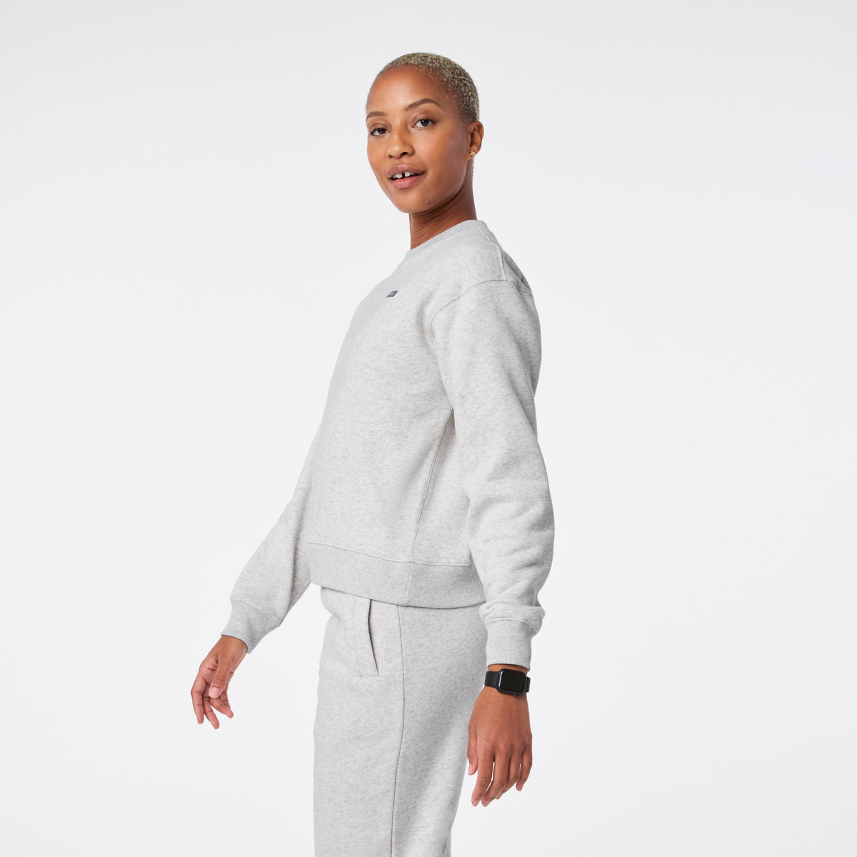 Off-Shift Relaxed Crewneck Sweatshirt™ - Heather Grey