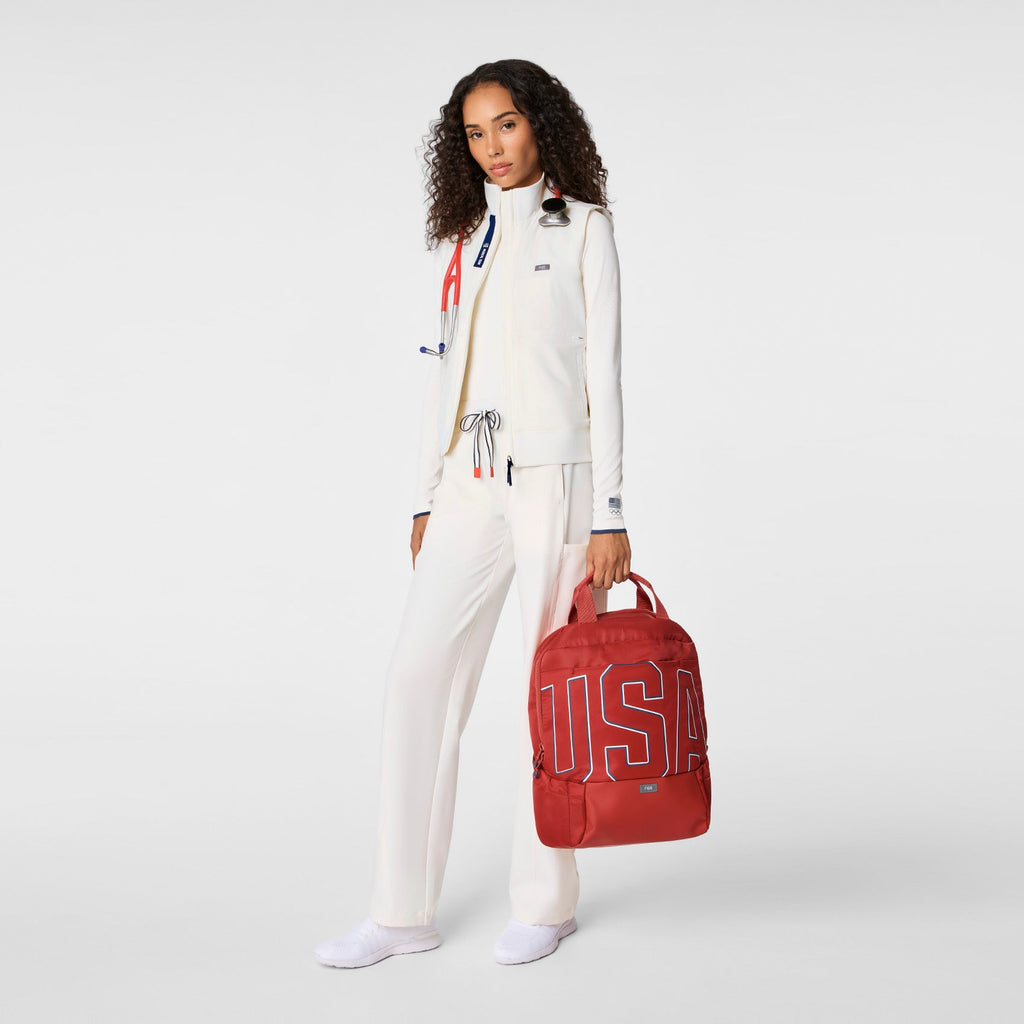 FIGS x Team USA Float Bomber Vest™ - Off White