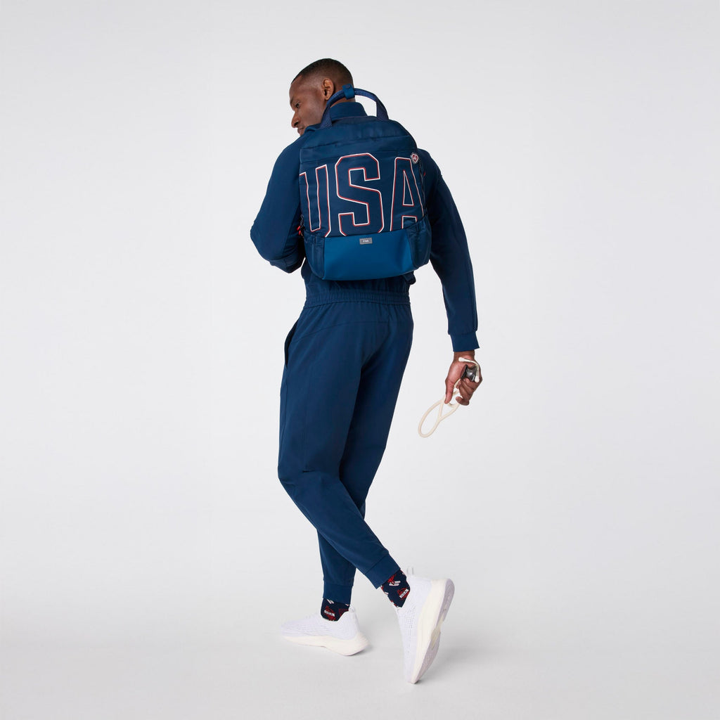 FIGS x Team USA Backpack - Team USA Blue