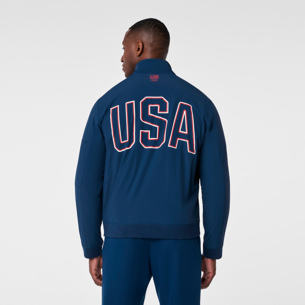 FIGS x Team USA Float Bomber Jacket™ - Team USA Blue