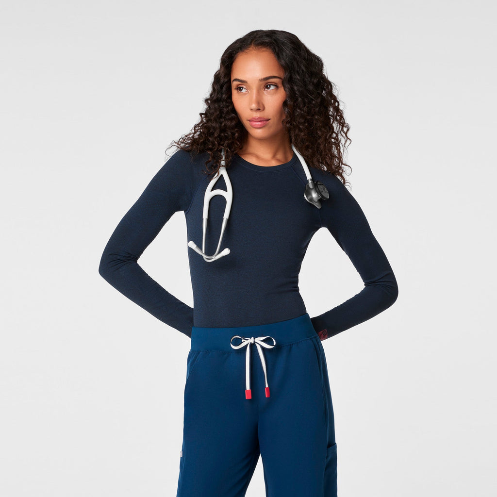 FIGS x Team USA Salta Long-Sleeve Underscrub - Team USA Blue