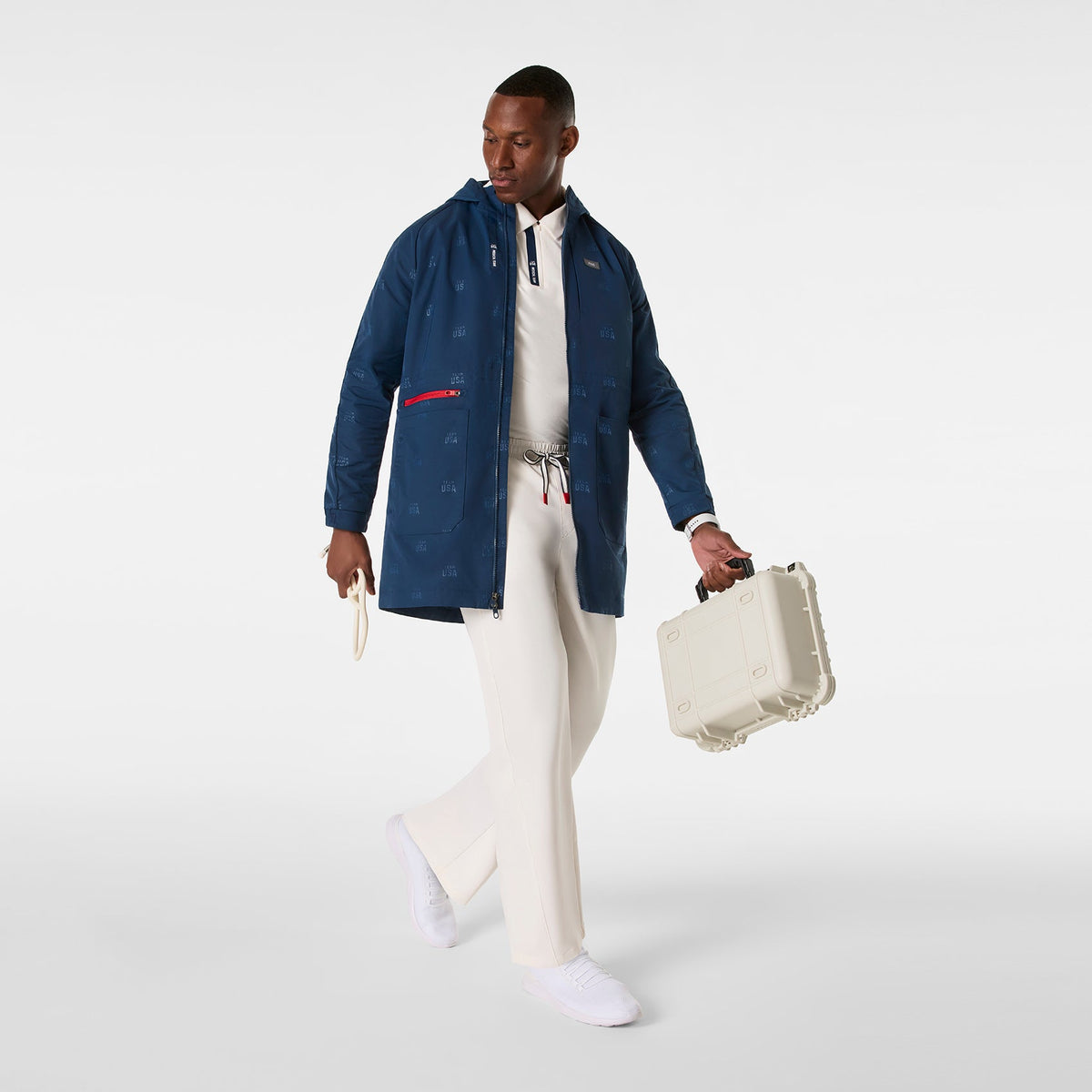 FIGS x Team USA On-Shift Stadium Jacket™ - Team USA Blue