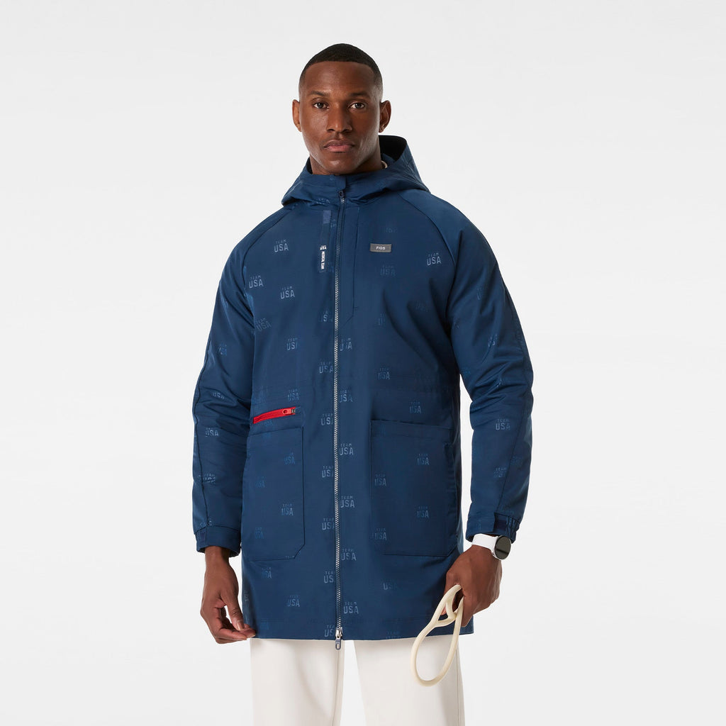 FIGS x Team USA On-Shift Stadium Jacket™ - Team USA Blue