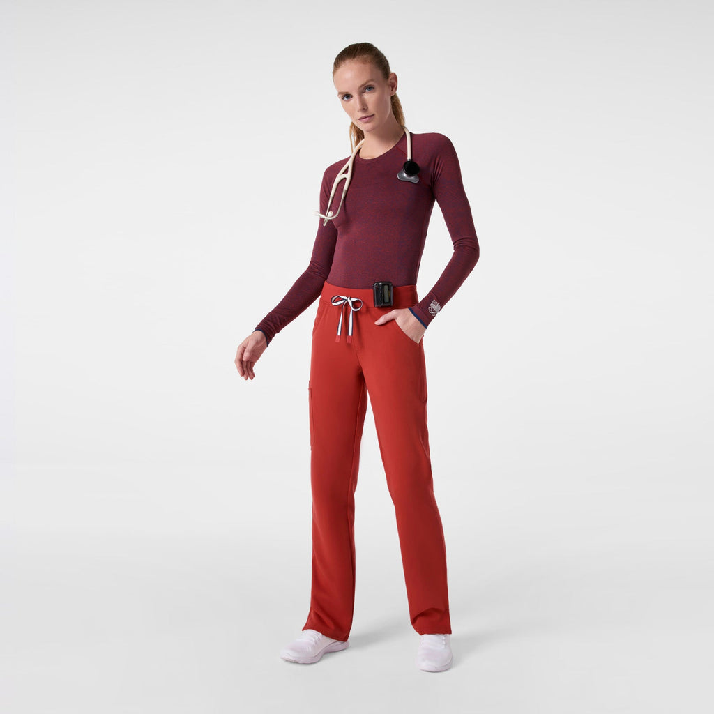 FIGS x Team USA Salta Long-Sleeve Underscrub - Team USA Red