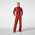 FIGS x Team USA Wide-Leg ScrubJumpsuit™ - Team USA Red