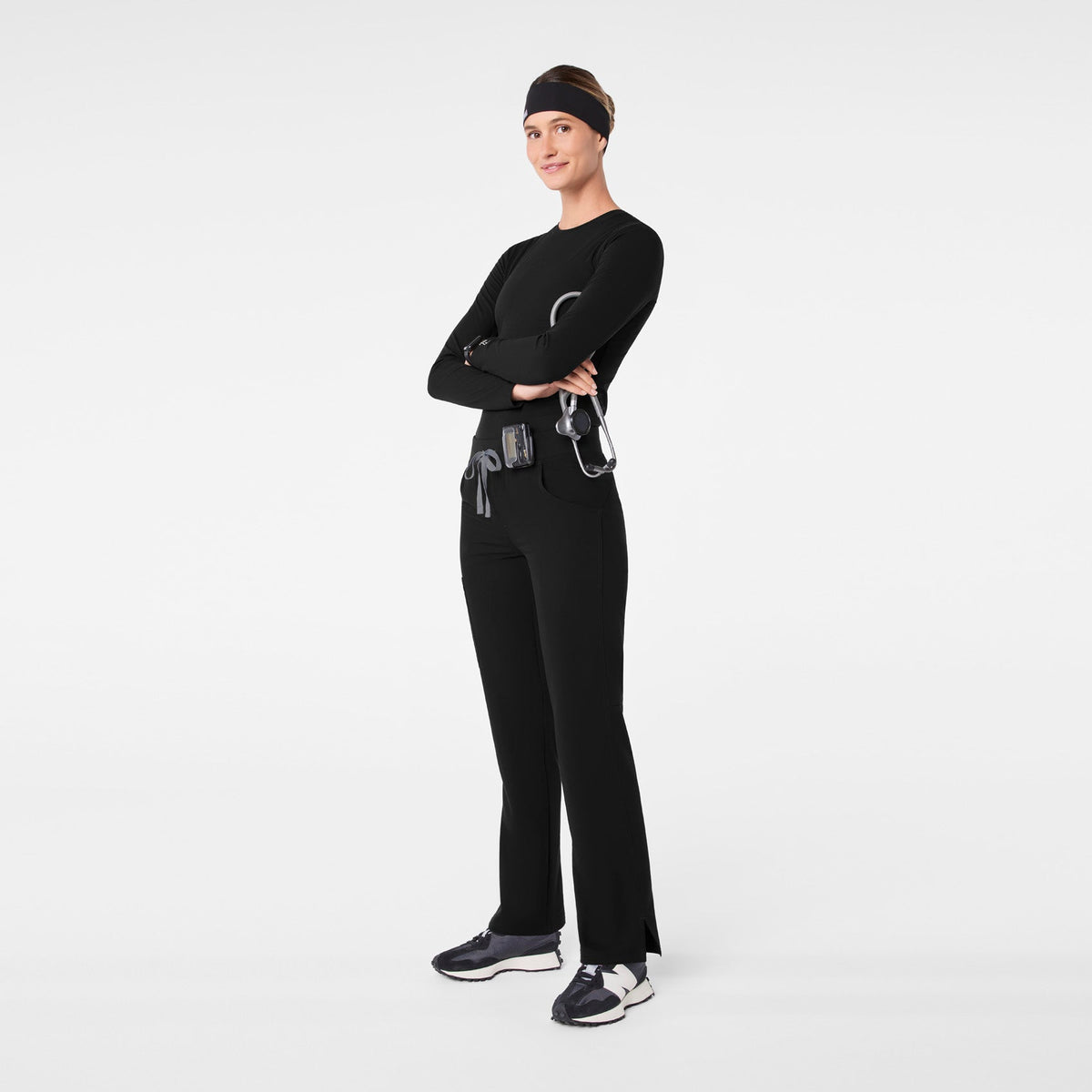 FIGS Cinched Headband - Black