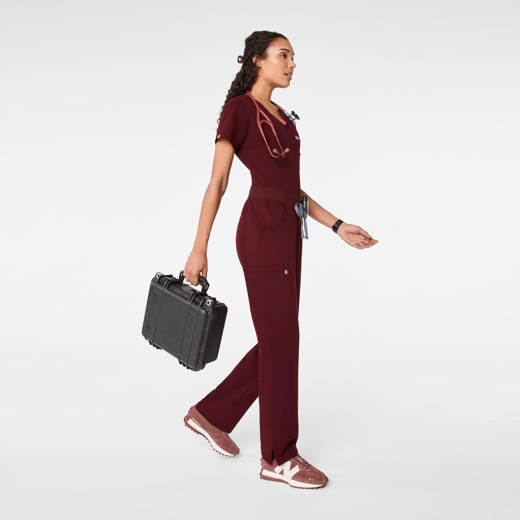 FIGS Claw Clip - Burgundy
