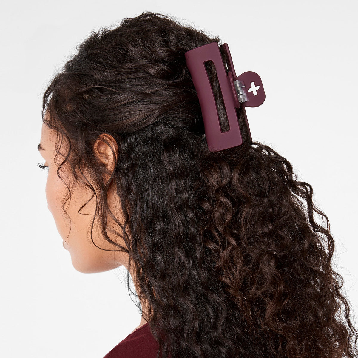 FIGS Claw Clip - Burgundy