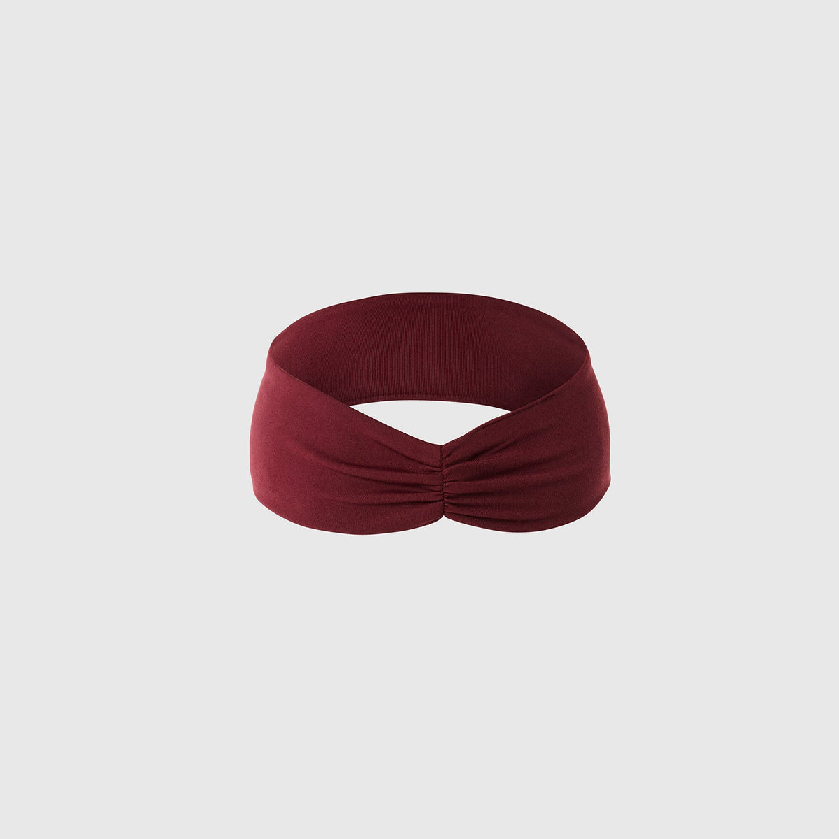FIGS Cinched Headband - Burgundy