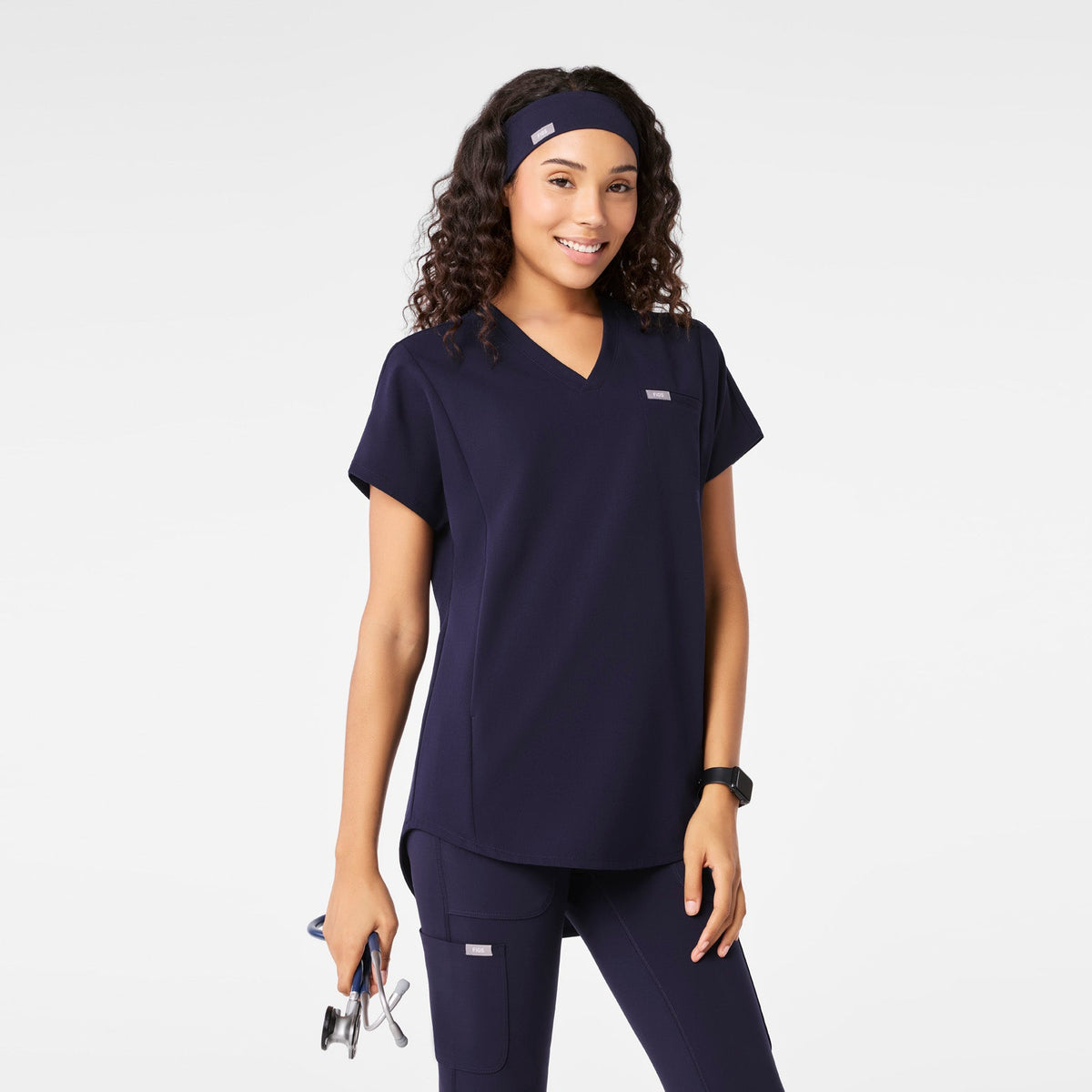 FIGS Cinched Headband - Navy