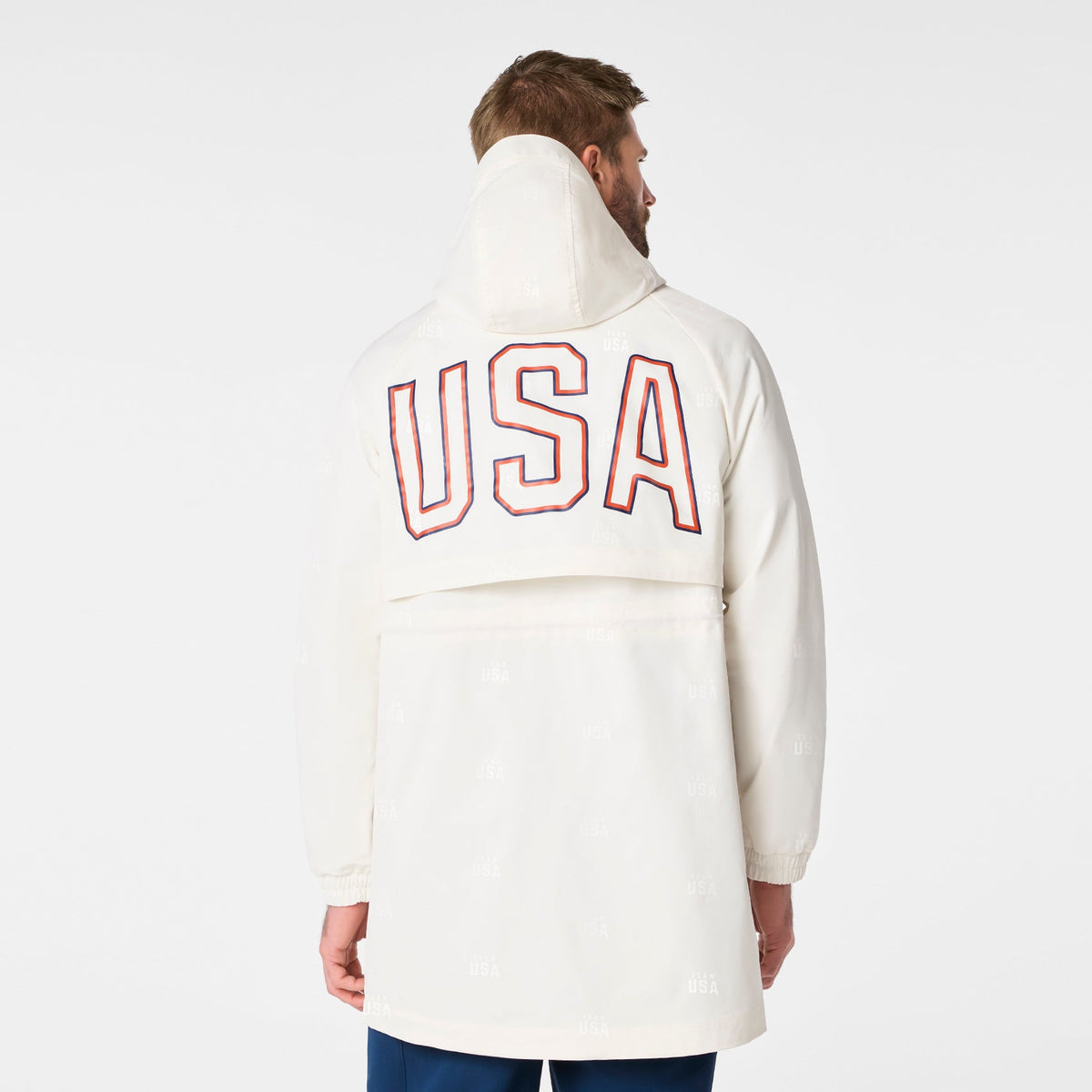 FIGS x Team USA On-Shift Stadium Jacket™ - Off White