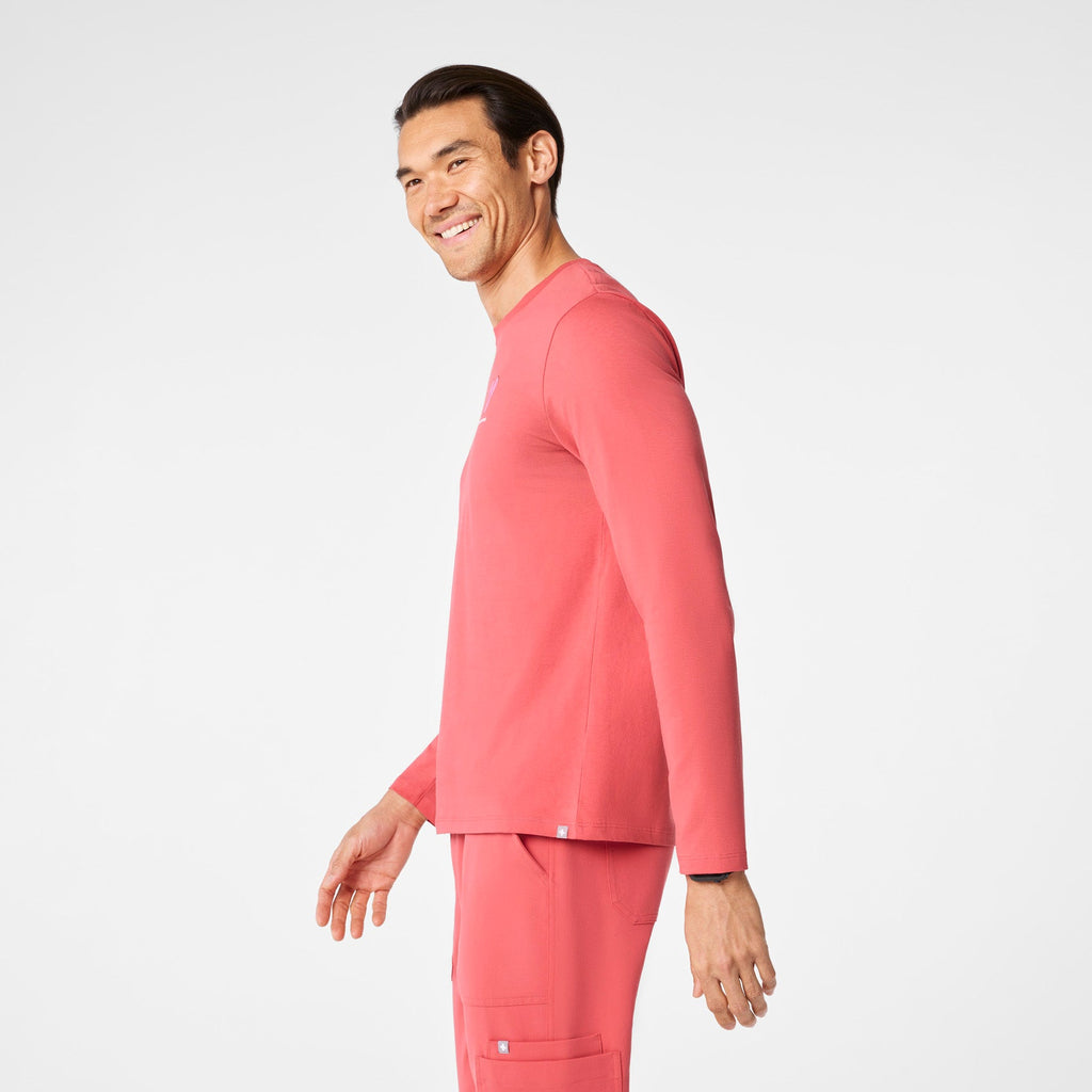 Love Is the Cure Long-Sleeve Underscrub - Pulmonary Pink