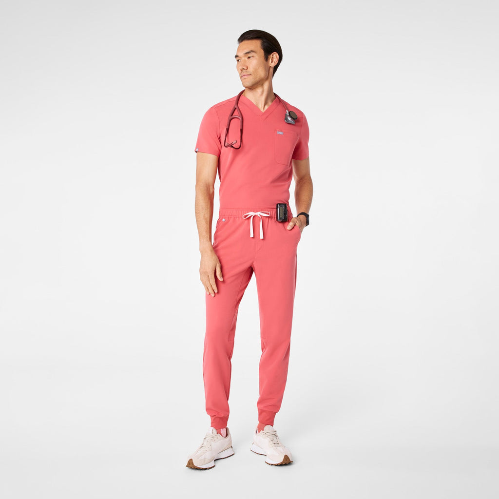 Tansen Jogger Scrub Pant™ - Pulmonary Pink