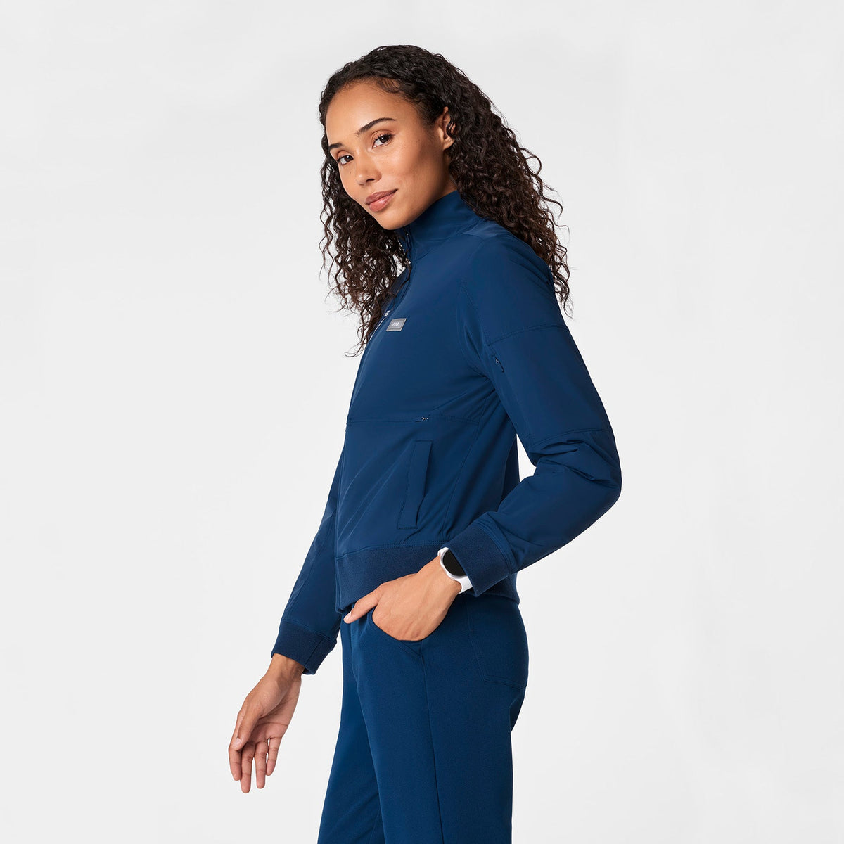 FIGS x Team USA Float Bomber Jacket™ - Team USA Blue